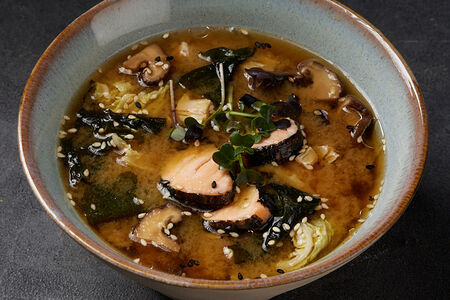 Мисо-суп с лососем