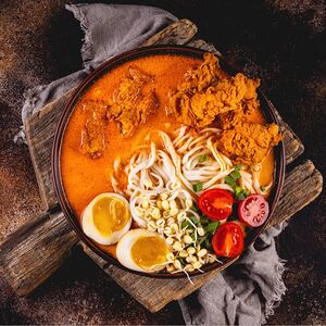 Рамен с красным карри