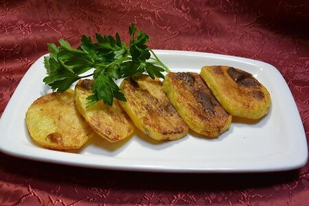 Картофель на мангале