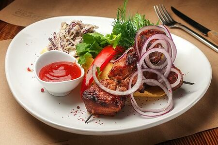 Шашлык из cвинoй шеи