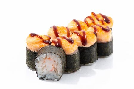 Запечённый мини с креветками