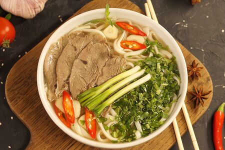 Вьетнамский суп Фо-Бо с говядиной
