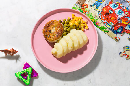 Котлетка из индейки с кукурузой