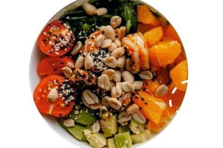 Поке Teriyaki shrimp