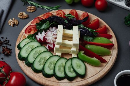 Овощной букет с чанахом