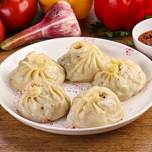 Манты с картошкой и говядиной