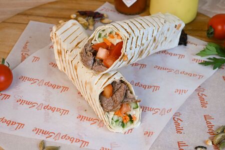 Шаверма с говядиной в лаваше