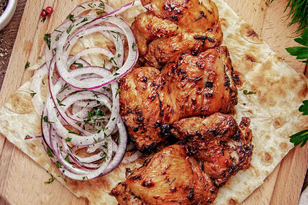 Шашлык из куриных бедер
