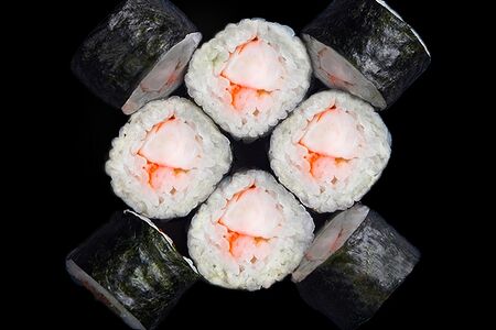 Маки с креветкой