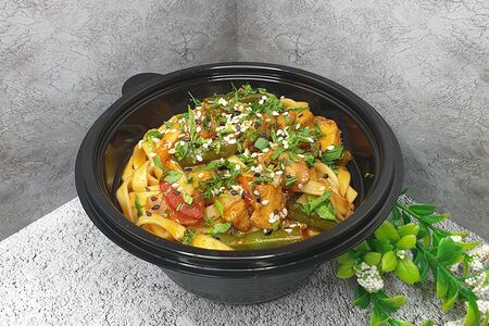 Лапша wok с морепродуктами