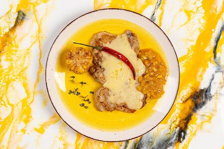 Куриный стейк с манго чатни