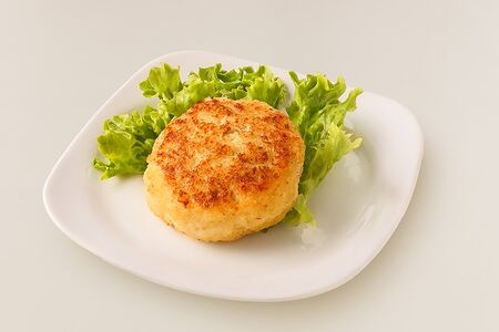 Котлета из трески со сметаной