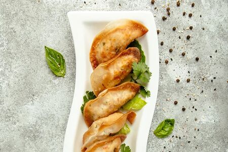 Чебуреки с королевскими креветками