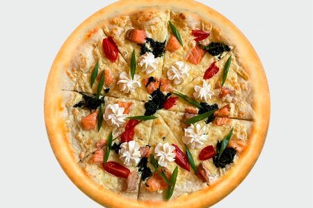 Пицца Филадельфия с лососем