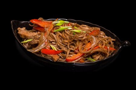 Удон со свининой