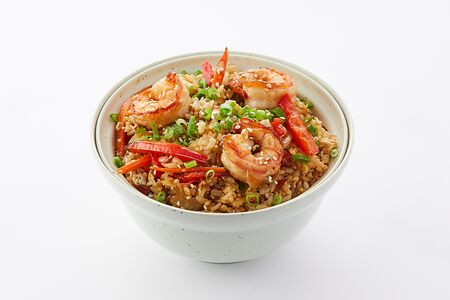 Вок Рис с Креветкой и устричным соусом