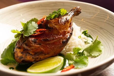 Цыпленок тандури с рисом басмати