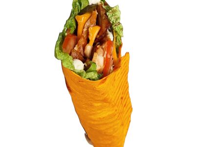 Шаурма в сырном лаваше