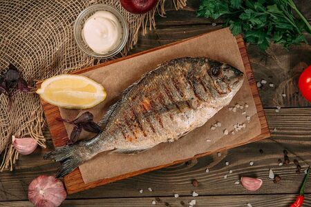 Дорадо на углях