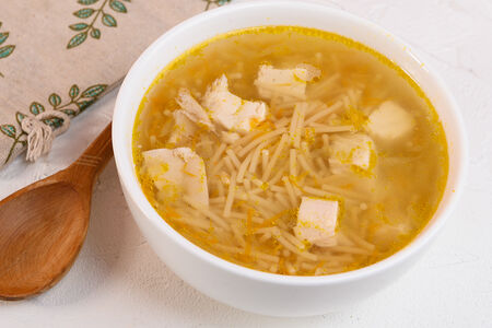 Суп куриный с вермишелью⁣