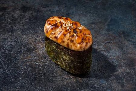 Запеченные суши с курицей