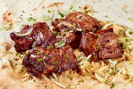 Шашлык из cвинoй шеи