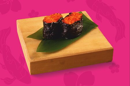 С икрой тобико