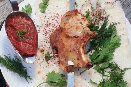 Шашлык из cвинoй корейки