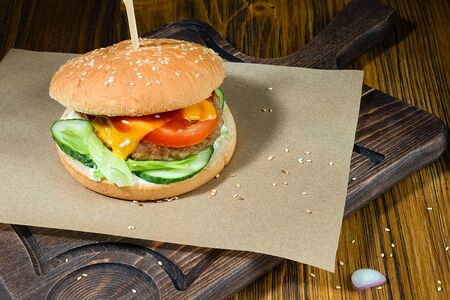 Бургер куриный