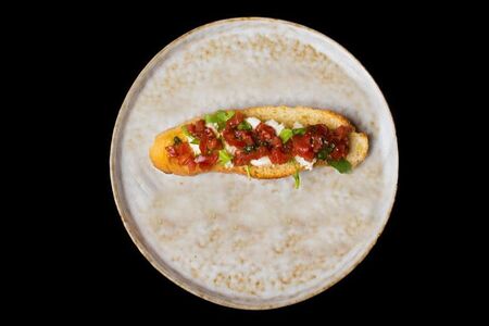 Брускетты с томатами и Моцареллой