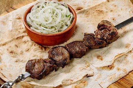 Шашлык из мякоти баранины