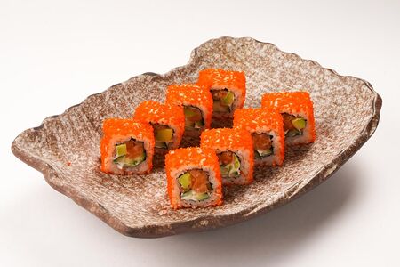 Ролл Калифорния с лососем