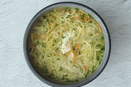 Суп-лапша с курицей