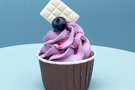 Капкейк черничный