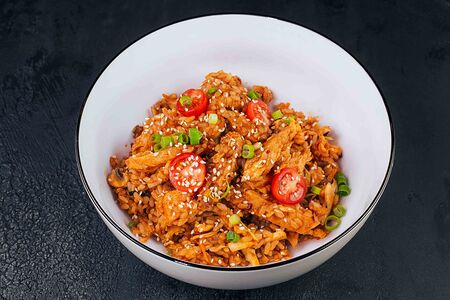 Том ям рис c курицей