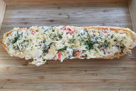 Брускетта с курицей