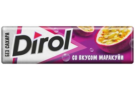 Жевательная резинка Дирол со вкусом маракуйи