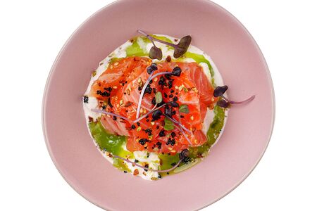 Лосось-страчателла