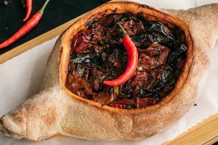 Хачапури по-аджарски с аджапсандали