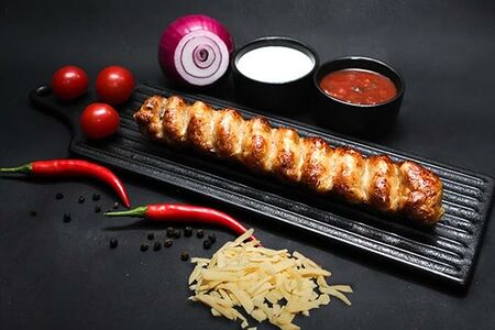 Кебаб из индейки с сыром