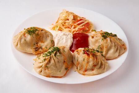 Манты на пару