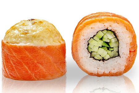 Ролл Филадельфия люкс запеченный