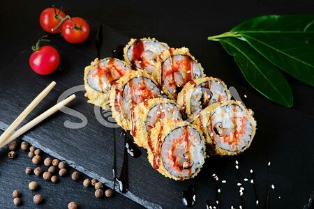 Темпура угорь и краб