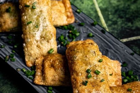 Дамплинги фри со свининой