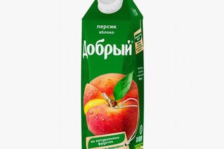 Сок Добрый Персик-яблоко