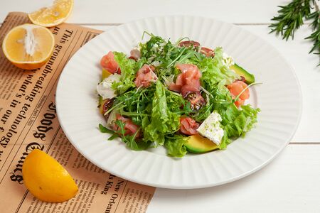 Салат Карпаччо из лосося