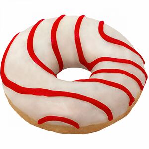 Донат клубничный