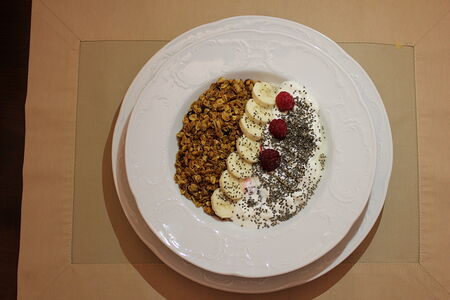 Гранола с бананом