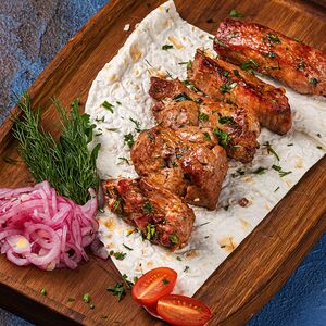 Шашлык из свиной шеи