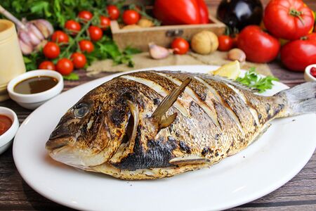 Дорадо на углях